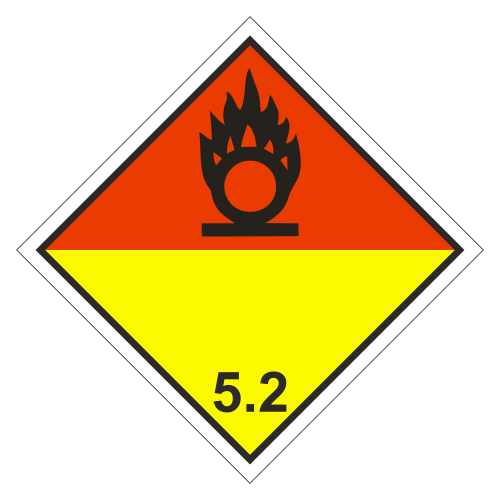 Знак опасности. Класс 5.1. Органические пероксиды